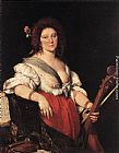 Gamba Player by Bernardo Strozzi